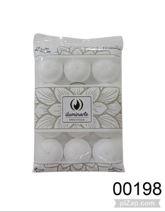 Imagen de VELAS DE NOCHE BLANCA X12 4.26